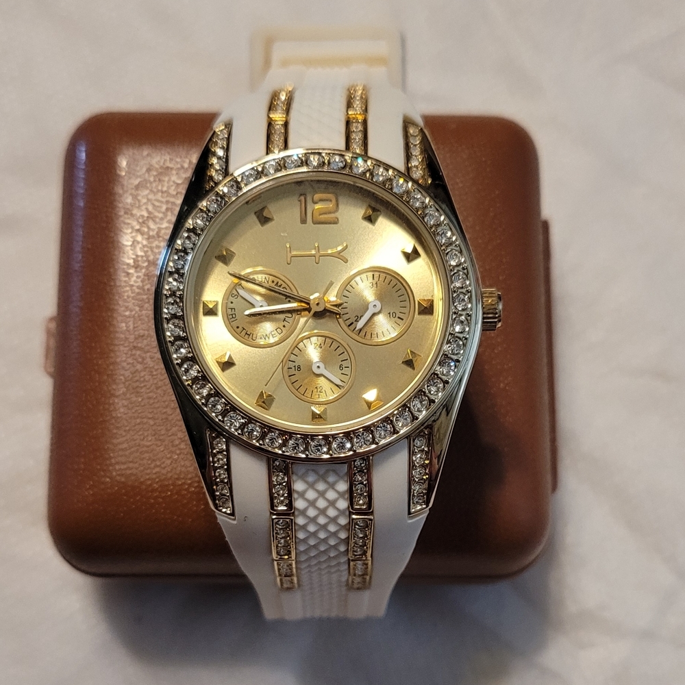 White Wildlife Heidi Klum Watch